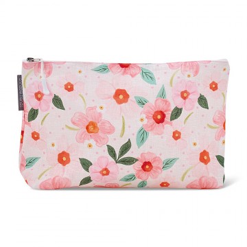 Cosmetic Bag | Meadow Blush | Linen | Large